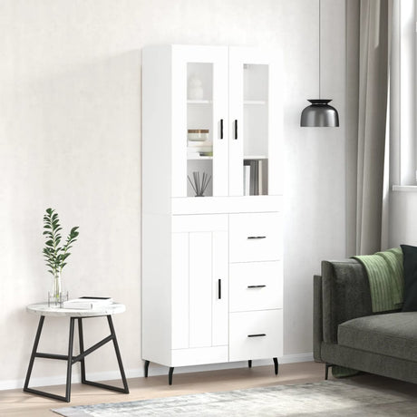 Highboard 69.5X34X180 Cm Engineered Wood