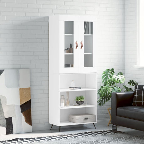 Highboard 69.5X34X180 Cm Engineered Wood