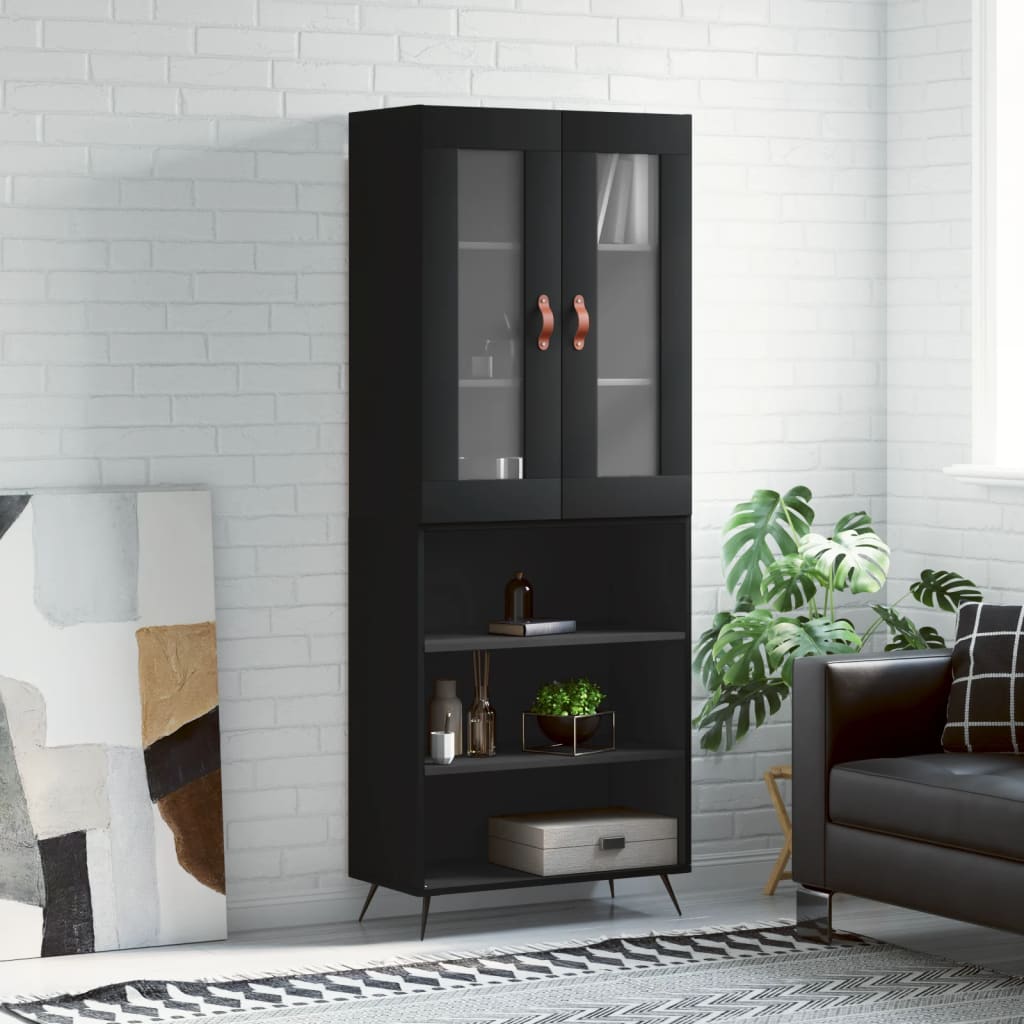 Highboard 69.5X34X180 Cm Engineered Wood