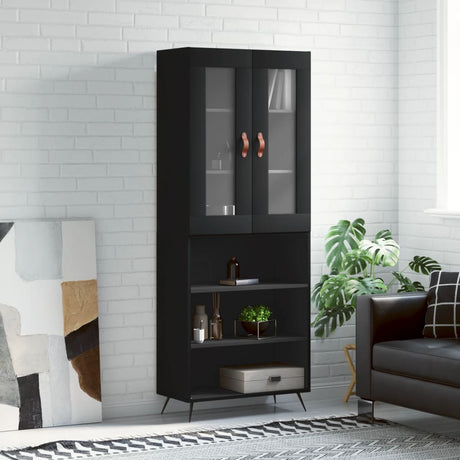 Highboard 69.5X34X180 Cm Engineered Wood