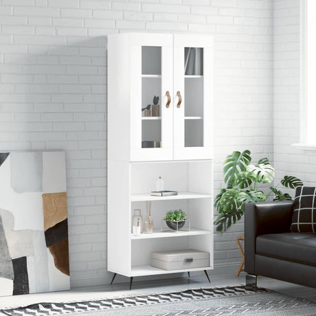 Highboard 69.5X34X180 Cm Engineered Wood