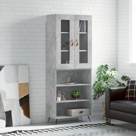 Highboard 69.5X34X180 Cm Engineered Wood