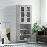 Highboard 69.5X34X180 Cm Engineered Wood