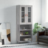 Highboard 69.5X34X180 Cm Engineered Wood