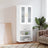 Highboard 69.5X34X180 Cm Engineered Wood