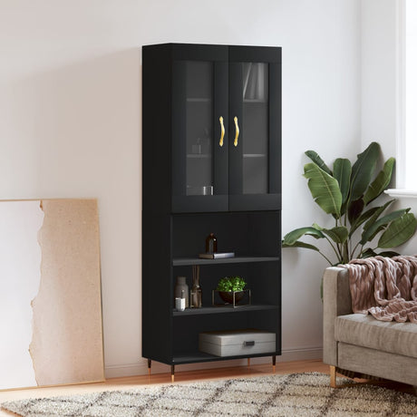 Highboard 69.5X34X180 Cm Engineered Wood