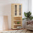 Highboard 69.5X34X180 Cm Engineered Wood