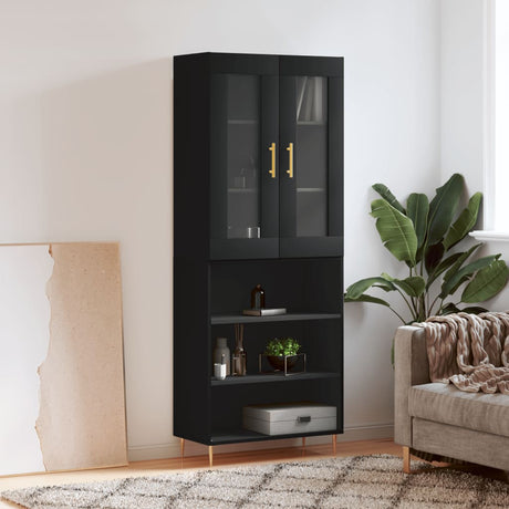 Highboard 69.5X34X180 Cm Engineered Wood