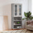 Highboard 69.5X34X180 Cm Engineered Wood