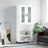 Highboard 69.5X34X180 Cm Engineered Wood
