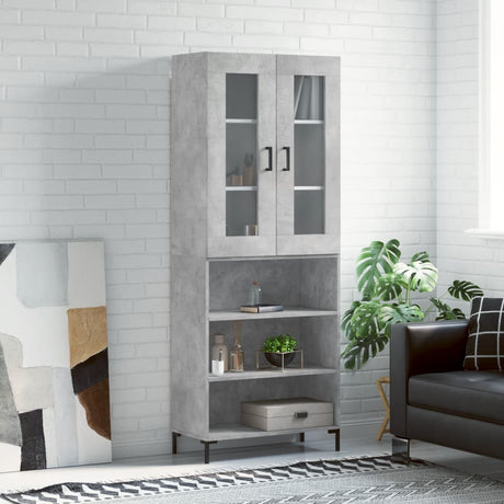 Highboard 69.5X34X180 Cm Engineered Wood