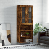 Highboard 69.5X34X180 Cm Engineered Wood