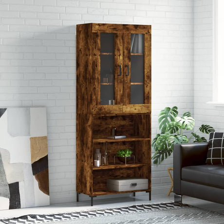 Highboard 69.5X34X180 Cm Engineered Wood