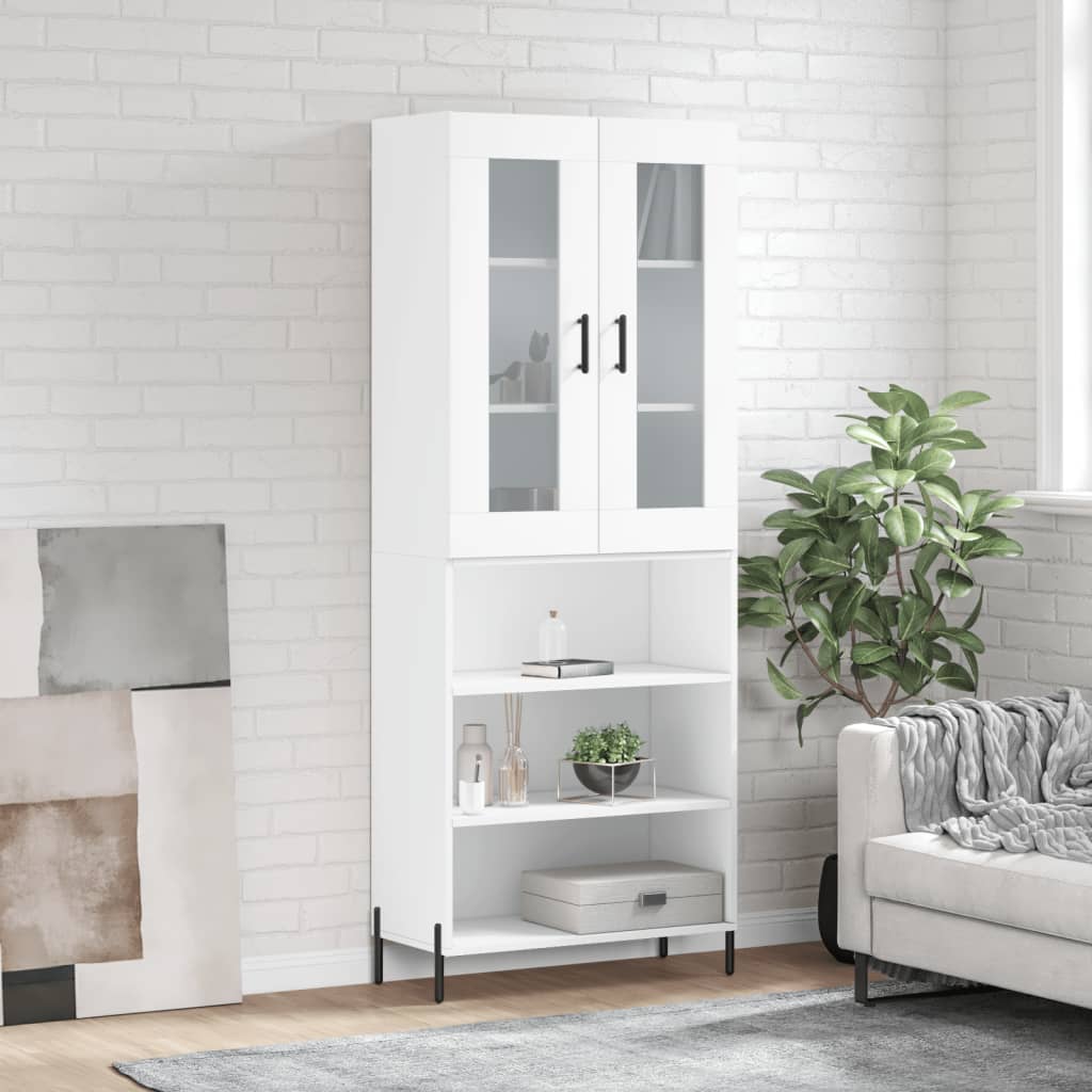 Highboard 69.5X34X180 Cm Engineered Wood