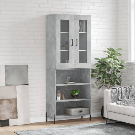 Highboard 69.5X34X180 Cm Engineered Wood