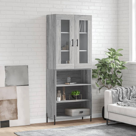 Highboard 69.5X34X180 Cm Engineered Wood
