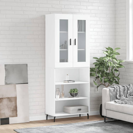 Highboard 69.5X34X180 Cm Engineered Wood