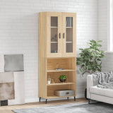 Highboard 69.5X34X180 Cm Engineered Wood