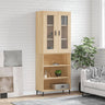 Highboard 69.5X34X180 Cm Engineered Wood