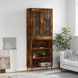 Highboard 69.5X34X180 Cm Engineered Wood