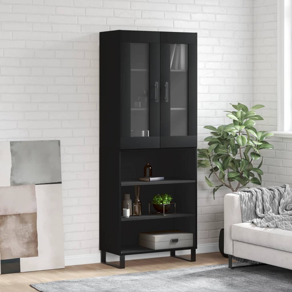 Highboard 69.5X34X180 Cm Engineered Wood