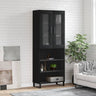 Highboard 69.5X34X180 Cm Engineered Wood
