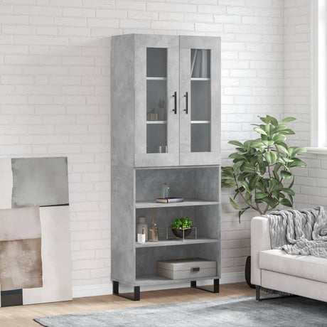 Highboard 69.5X34X180 Cm Engineered Wood