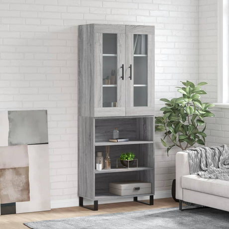 Highboard 69.5X34X180 Cm Engineered Wood