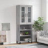 Highboard 69.5X34X180 Cm Engineered Wood