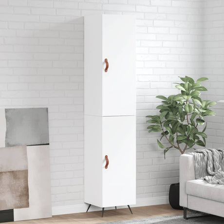 Highboard 34.5X34X180 Cm Engineered Wood