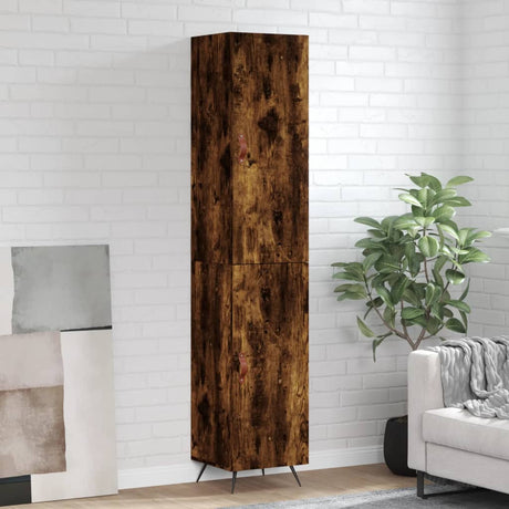 Highboard 34.5X34X180 Cm Engineered Wood