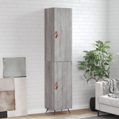 Highboard 34.5X34X180 Cm Engineered Wood
