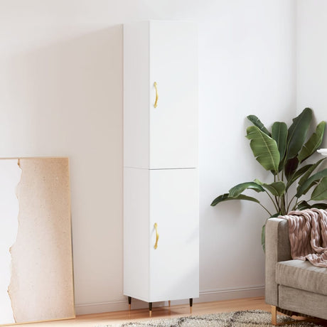 Highboard 34.5X34X180 Cm Engineered Wood