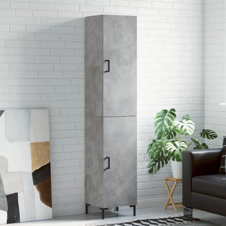 Highboard 34.5X34X180 Cm Engineered Wood