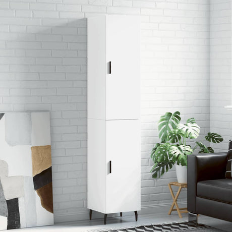 Highboard 34.5X34X180 Cm Engineered Wood