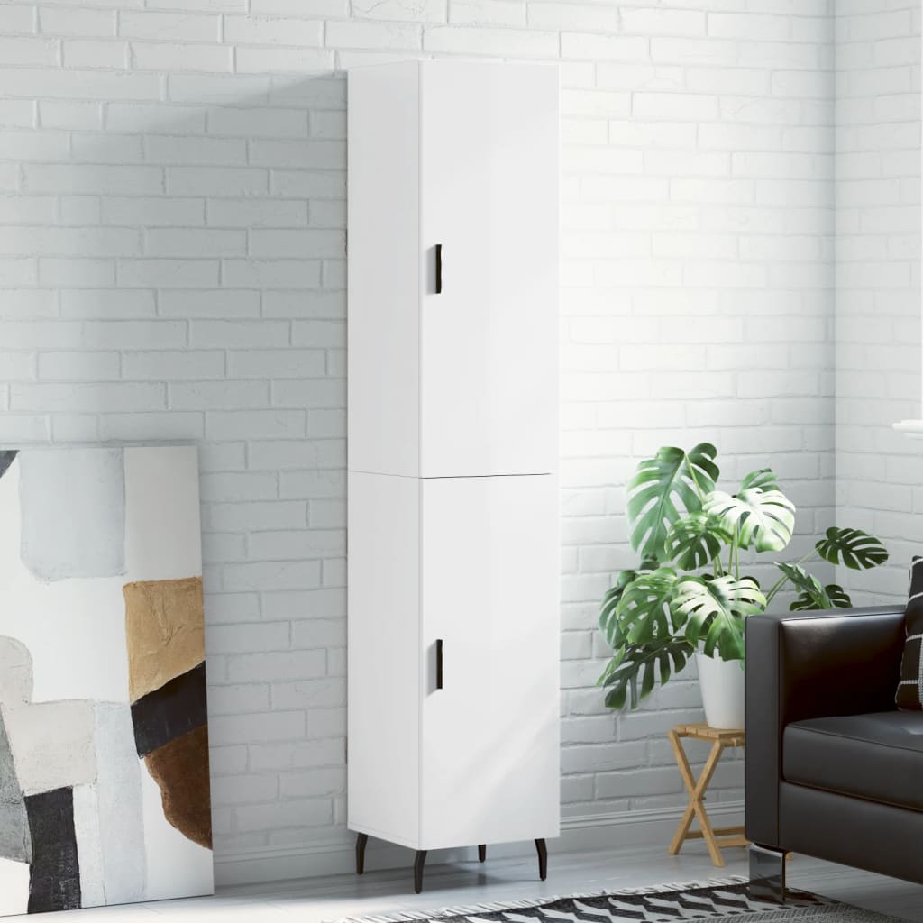 Highboard 34.5X34X180 Cm Engineered Wood