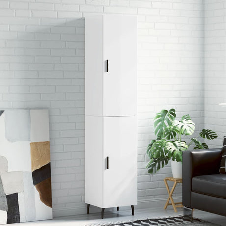 Highboard 34.5X34X180 Cm Engineered Wood