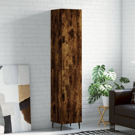 Highboard 34.5X34X180 Cm Engineered Wood