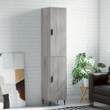Highboard 34.5X34X180 Cm Engineered Wood