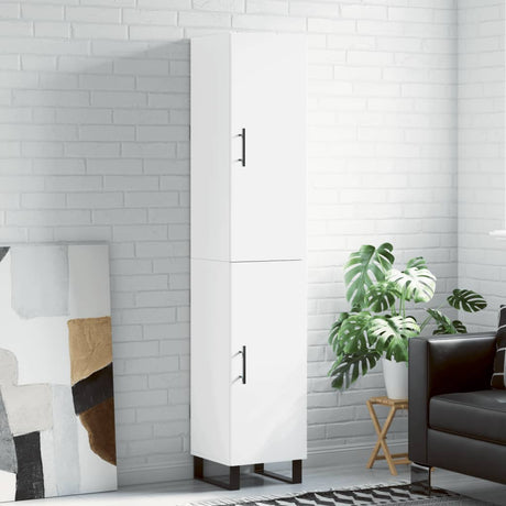 Highboard 34.5X34X180 Cm Engineered Wood