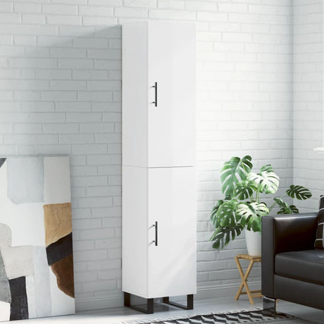 Highboard 34.5X34X180 Cm Engineered Wood