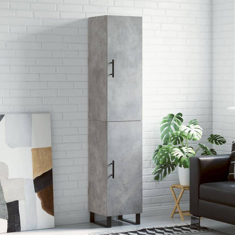 Highboard 34.5X34X180 Cm Engineered Wood