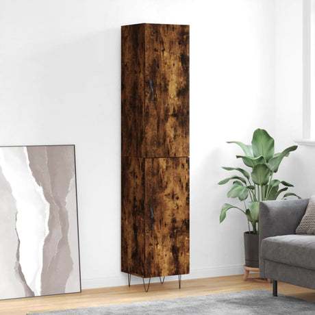 Highboard 34.5X34X180 Cm Engineered Wood