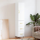 Highboard 34.5X34X180 Cm Engineered Wood