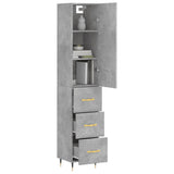 Highboard 34.5X34X180 Cm Engineered Wood