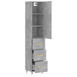 Highboard 34.5X34X180 Cm Engineered Wood