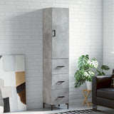 Highboard 34.5X34X180 Cm Engineered Wood