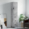 Highboard 34.5X34X180 Cm Engineered Wood