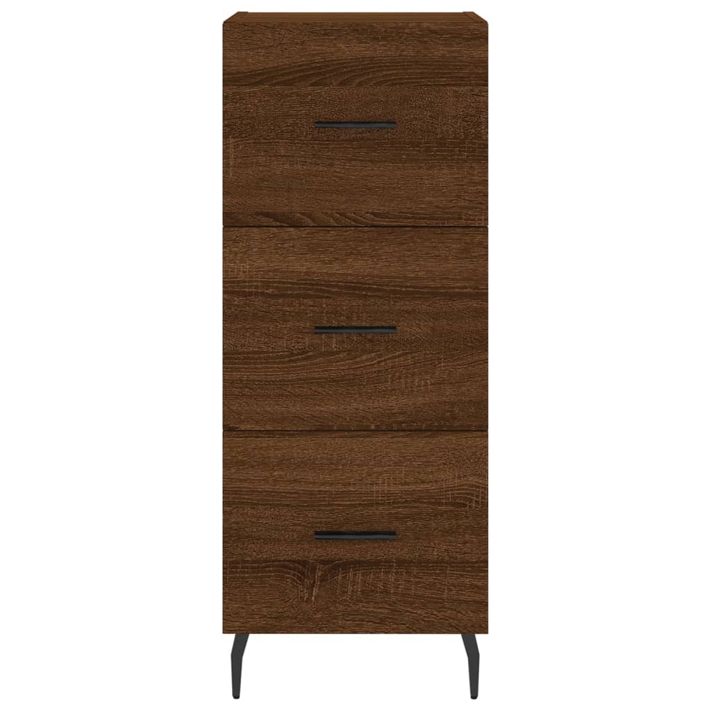 Highboard 34.5X34X180 Cm Engineered Wood