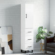 Highboard 34.5X34X180 Cm Engineered Wood